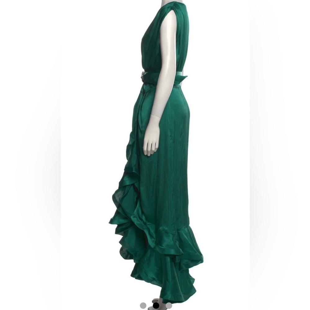 Bronx and Banco Emerald Green Ball Gown - Size Large - Picture 2 of 7